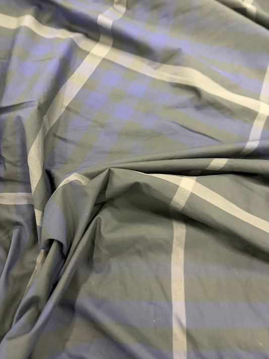 TASHA 028 cotton colourwoven checkered shirting fabric
