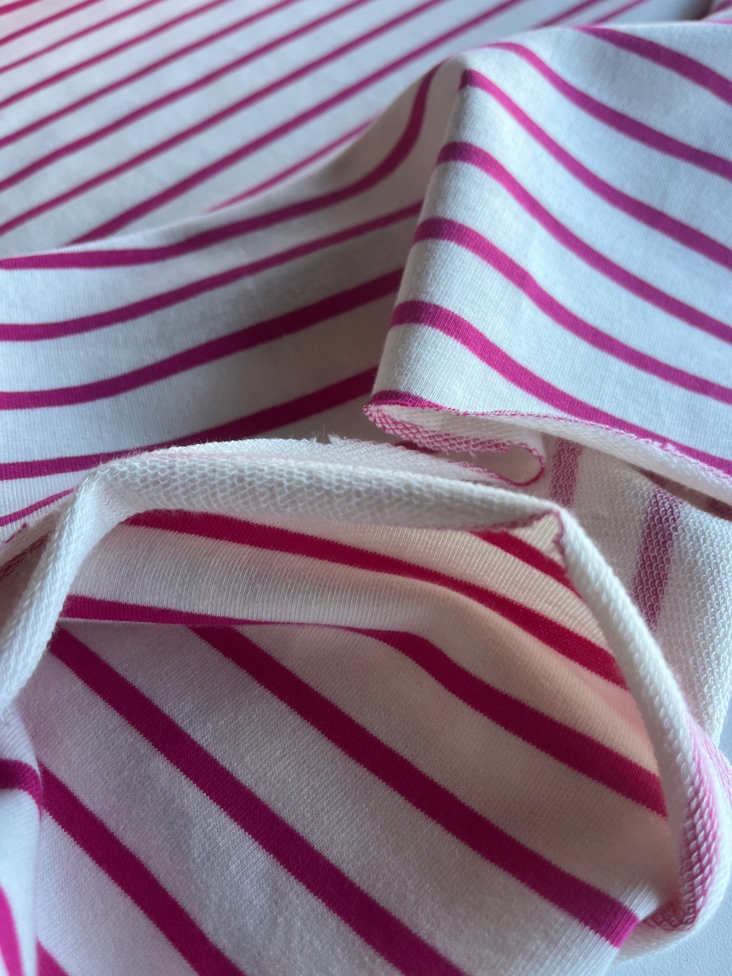 KAREN 016 felpa/jogging fuchsia/white stripes