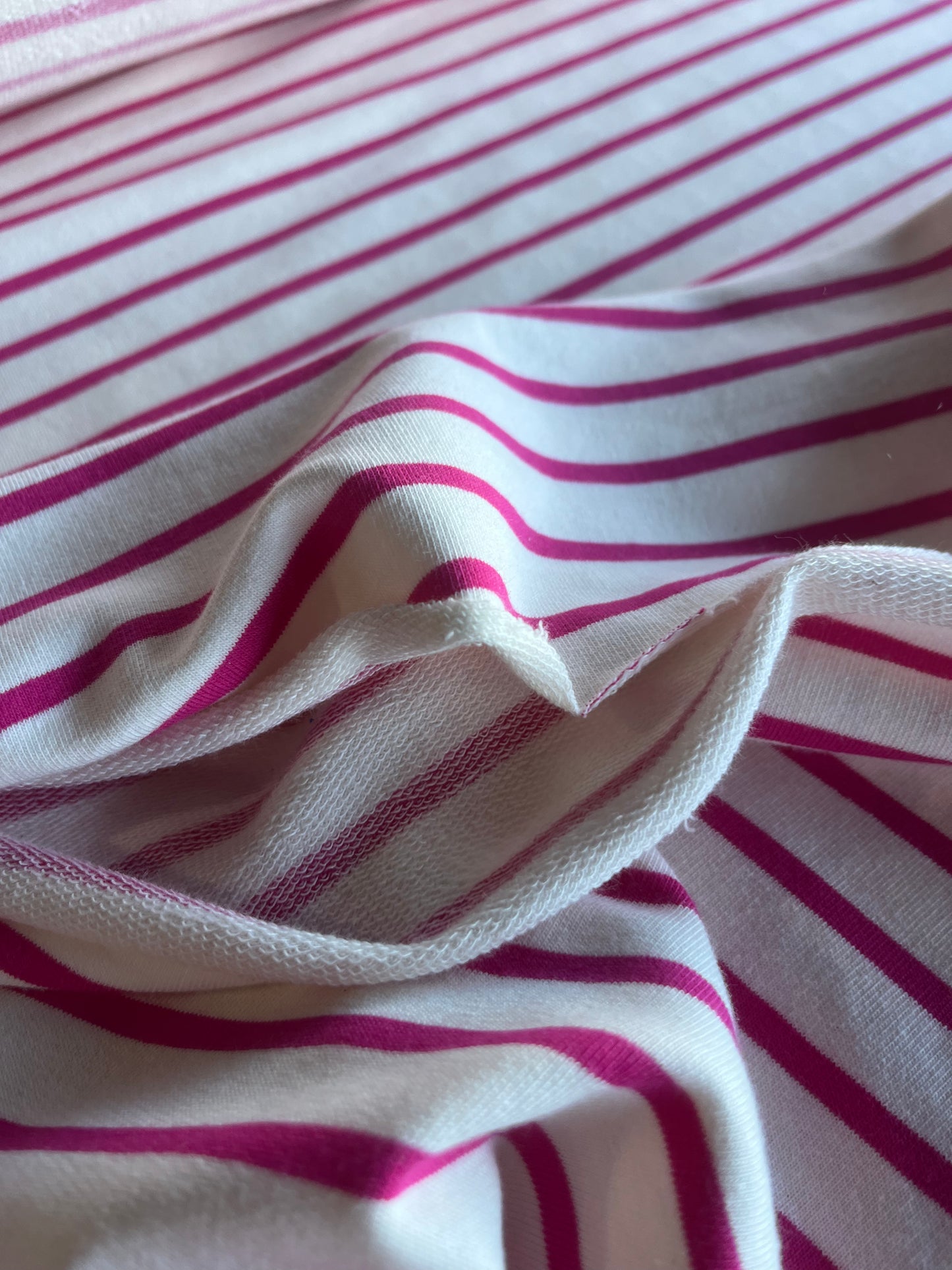 KAREN 016 felpa/jogging fuchsia/white stripes