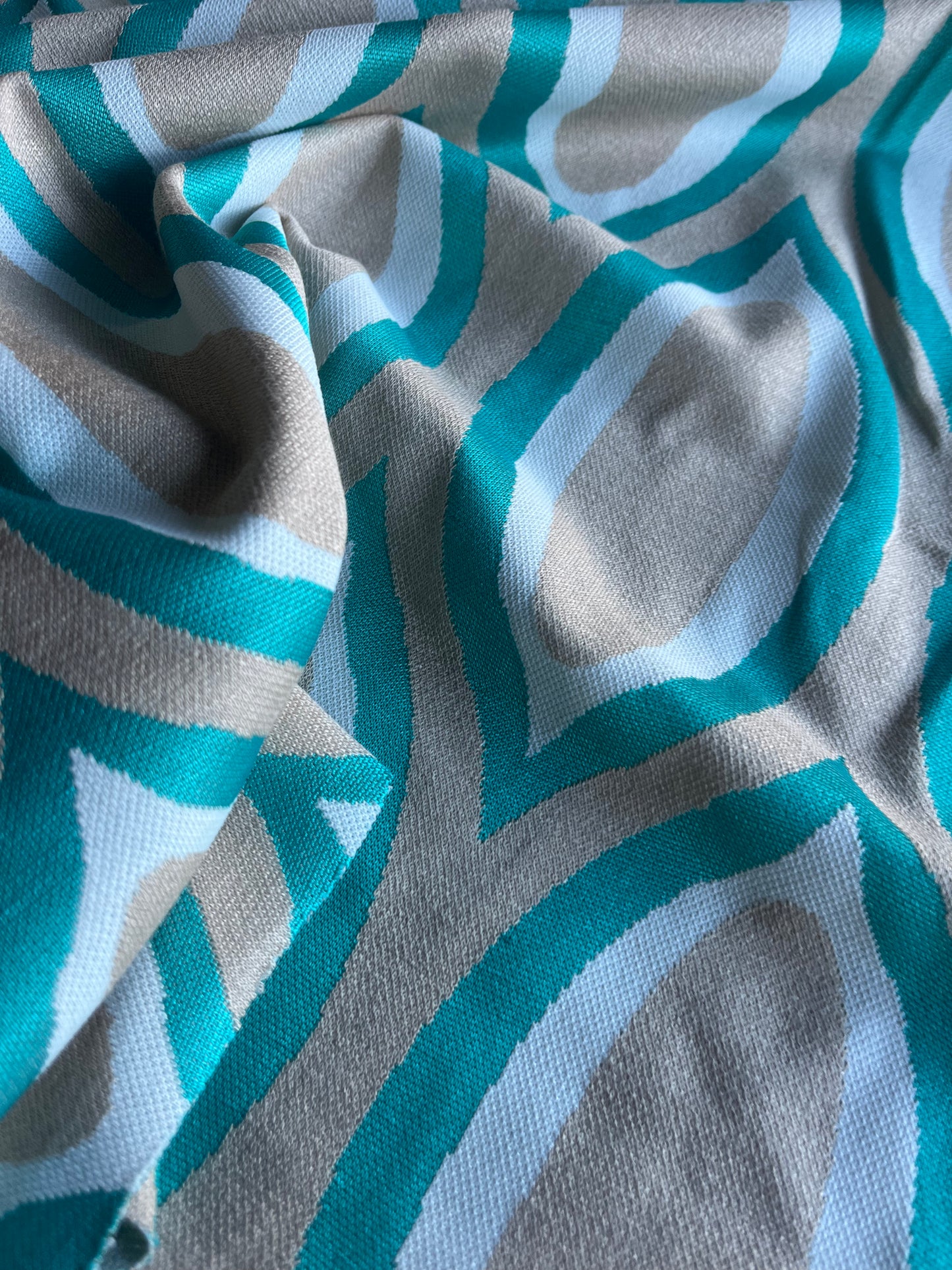 PORTIA 100 jersey jacquard with lurex