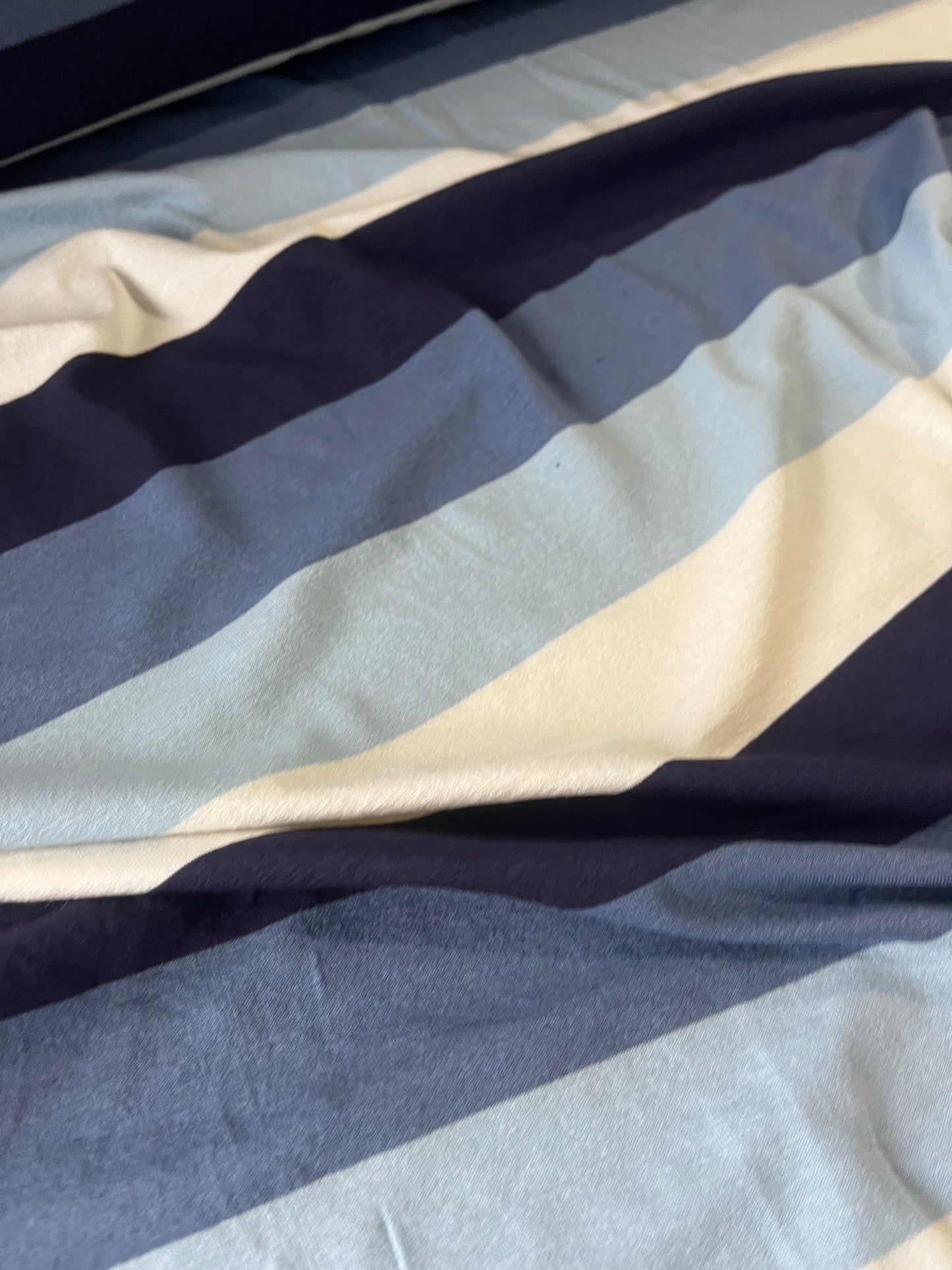 BLUE ZONE 019 viscose jersey stripes