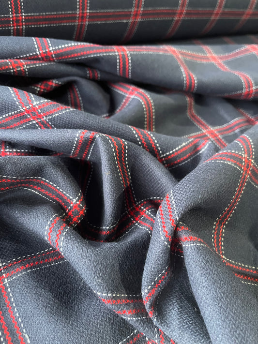 BLUE ZONE 020 heavy cotton check