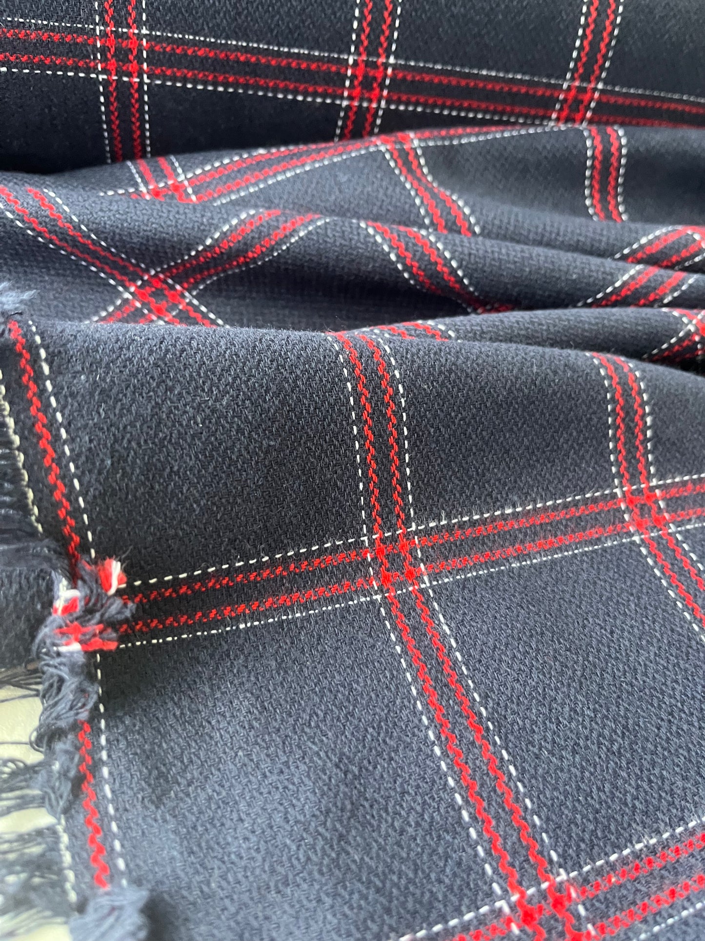 BLUE ZONE 020 heavy cotton check