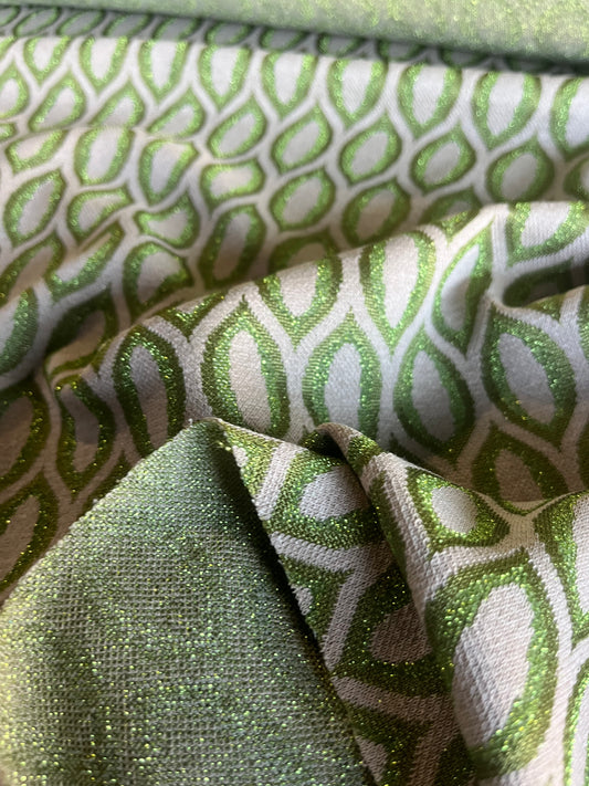 PORTIA 101 jersey jacquard with lurex