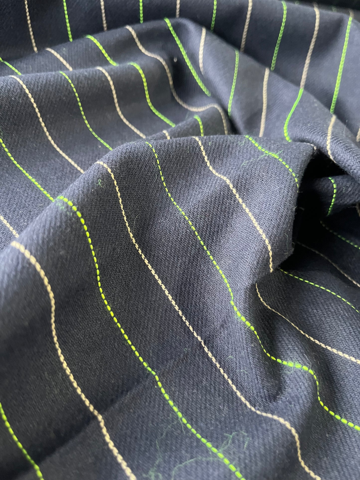 BLUE ZONE 021 heavy cotton stripe