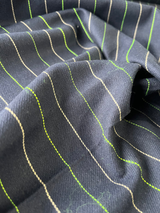 BLUE ZONE 021 heavy cotton stripe