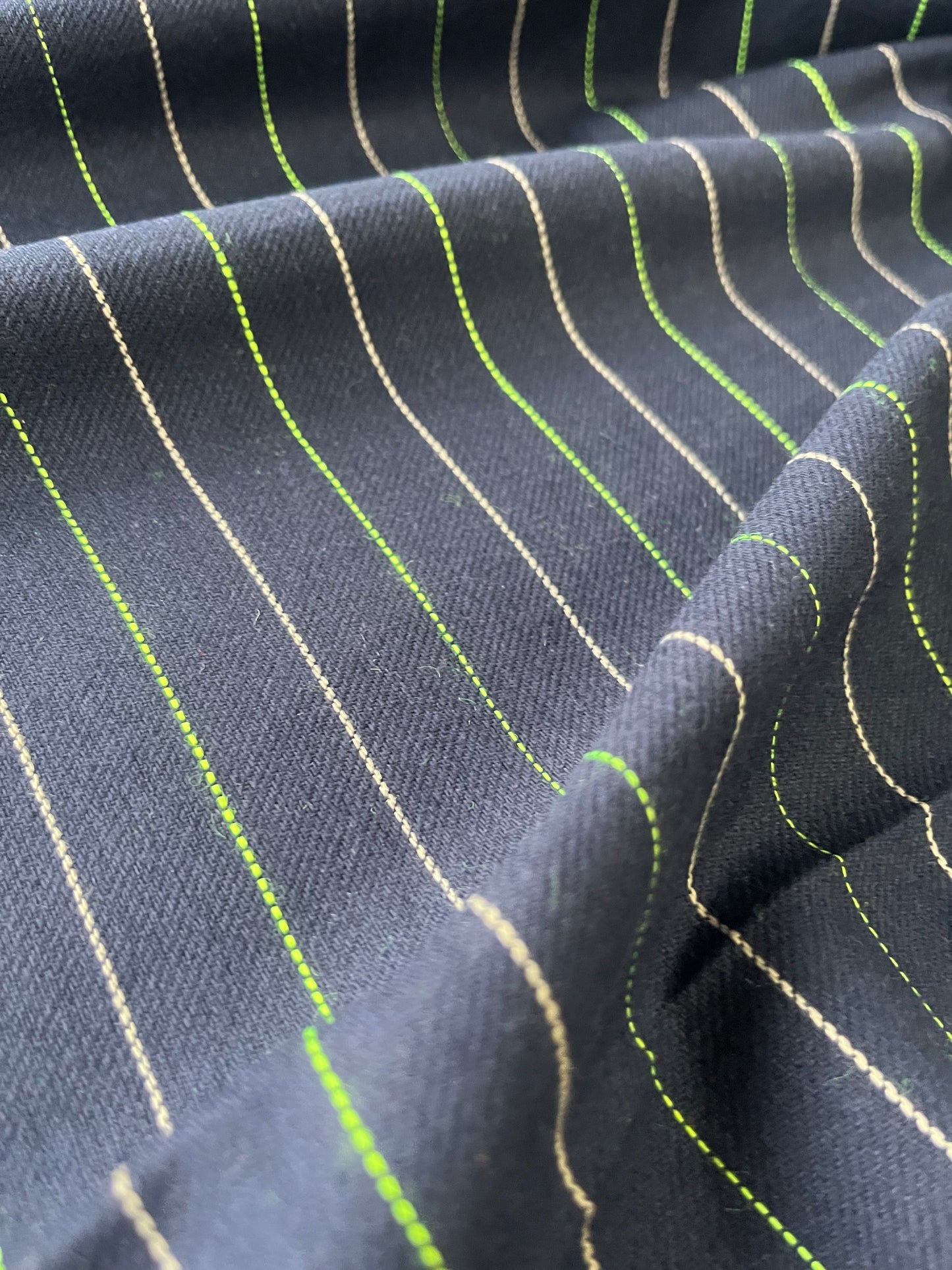 BLUE ZONE 021 heavy cotton stripe