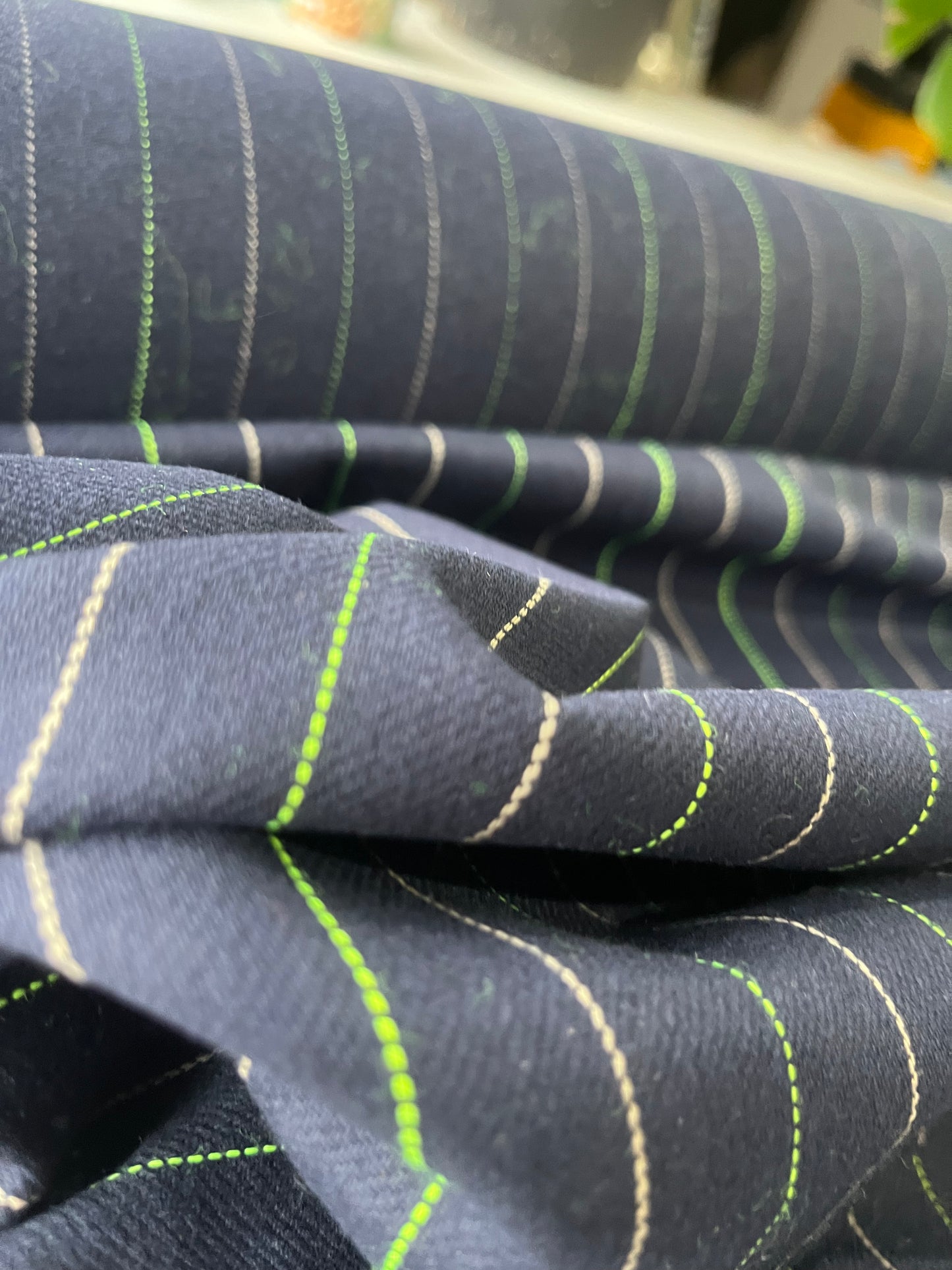 BLUE ZONE 021 heavy cotton stripe