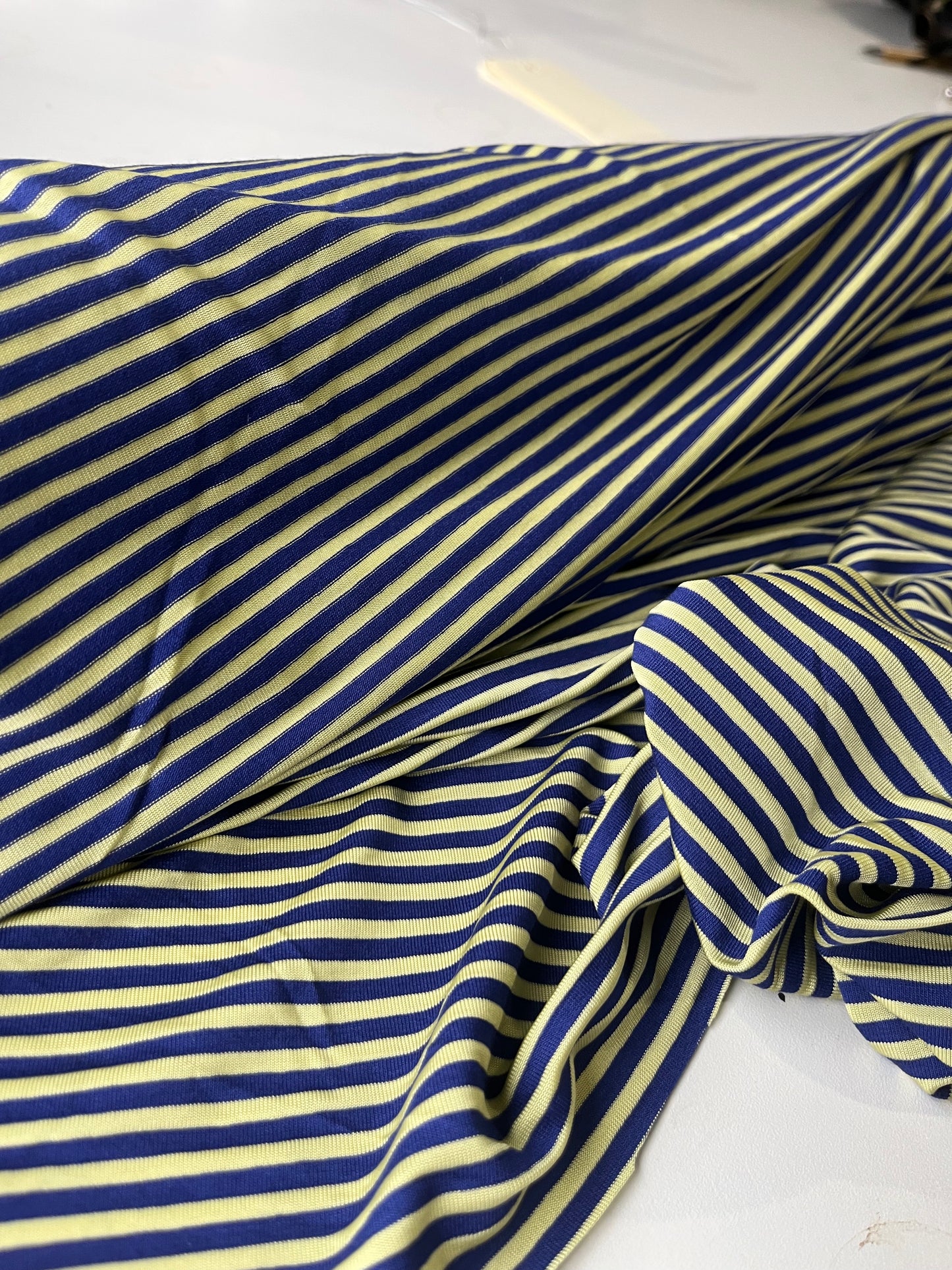 BLUE ZONE 022 viscose jersey stripes
