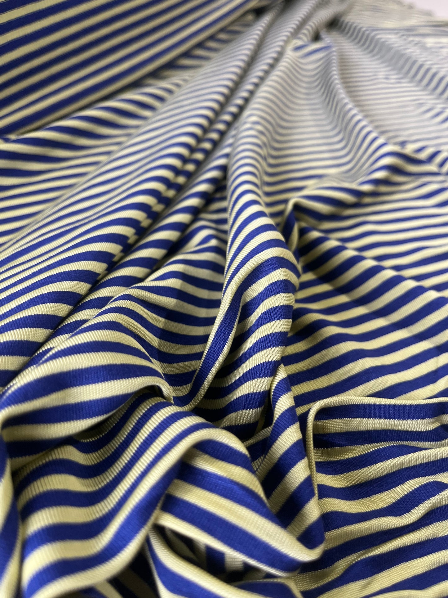 BLUE ZONE 022 viscose jersey stripes