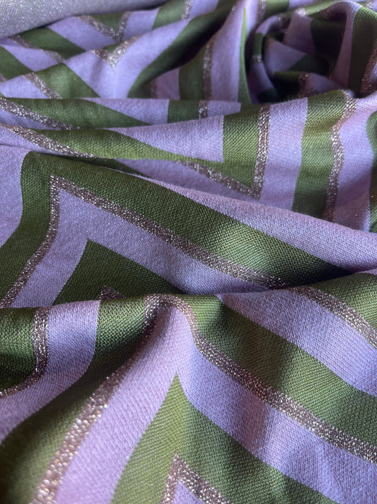 PORTIA 102 jersey jacquard with lurex