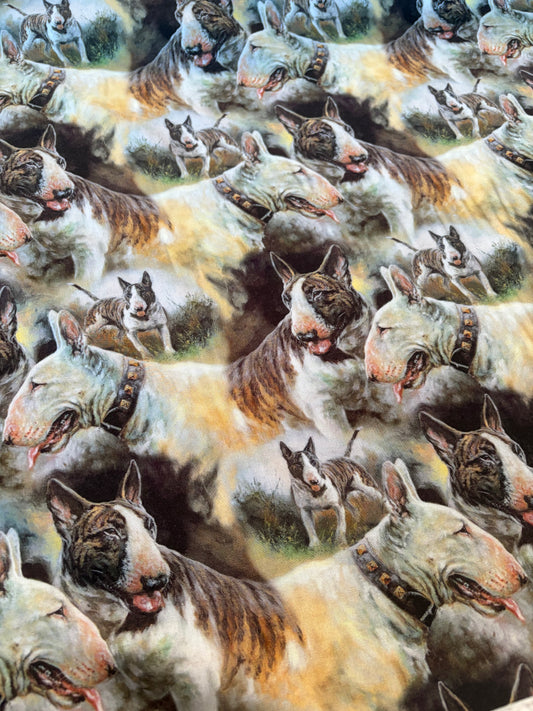 BOB 035 viscose  fibrane American stafford print