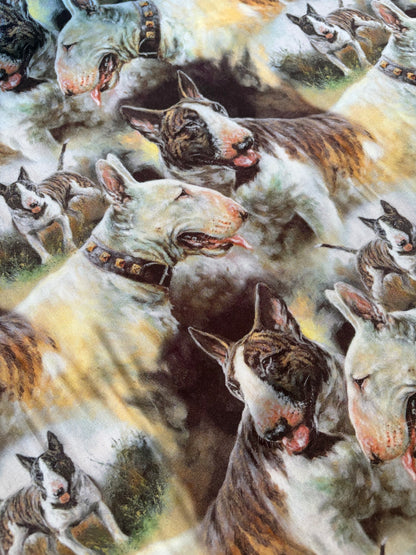 BOB 035 viscose  fibrane American stafford print