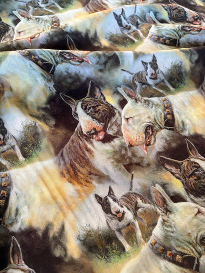 BOB 035 viscose  fibrane American stafford print