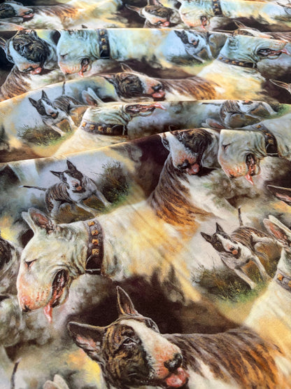 BOB 035 viscose  fibrane American stafford print