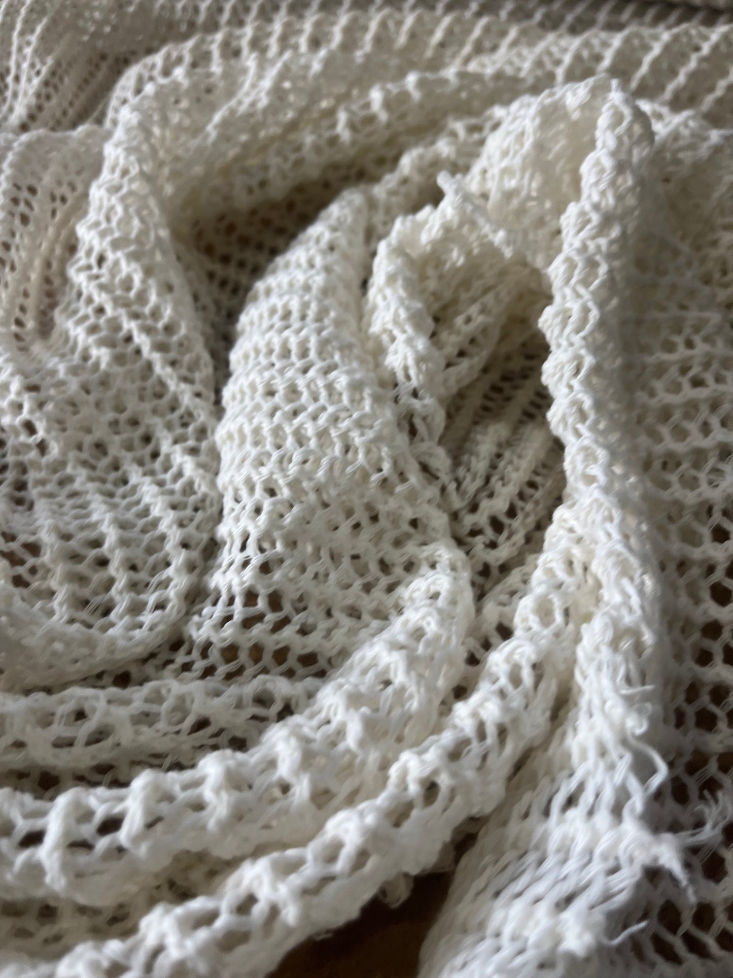 Cesare 004 cotton crochet white