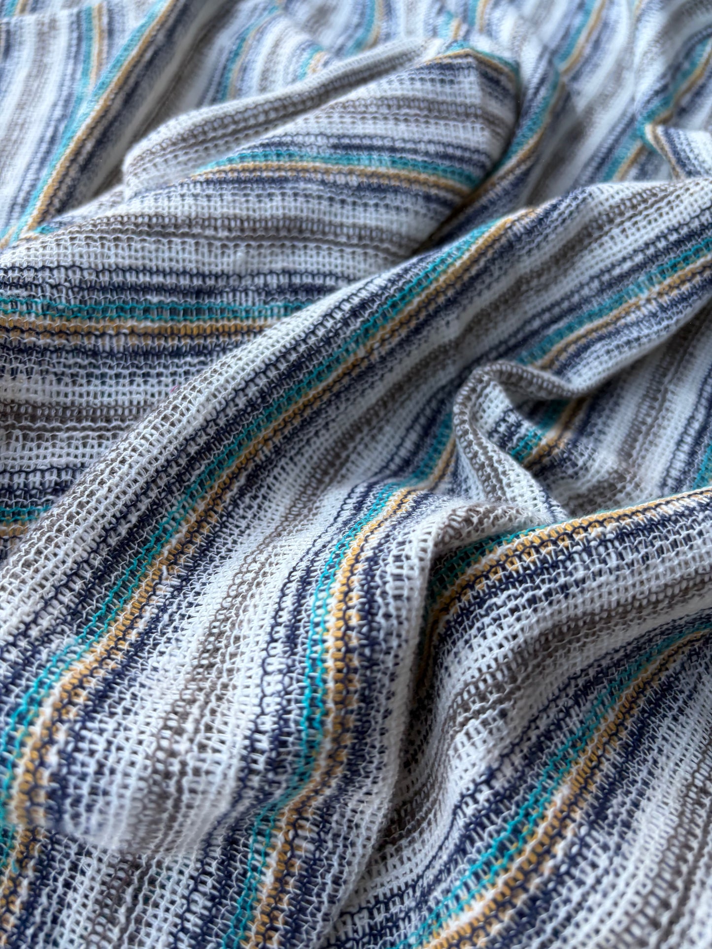 BURNS 016 striped cotton crochet