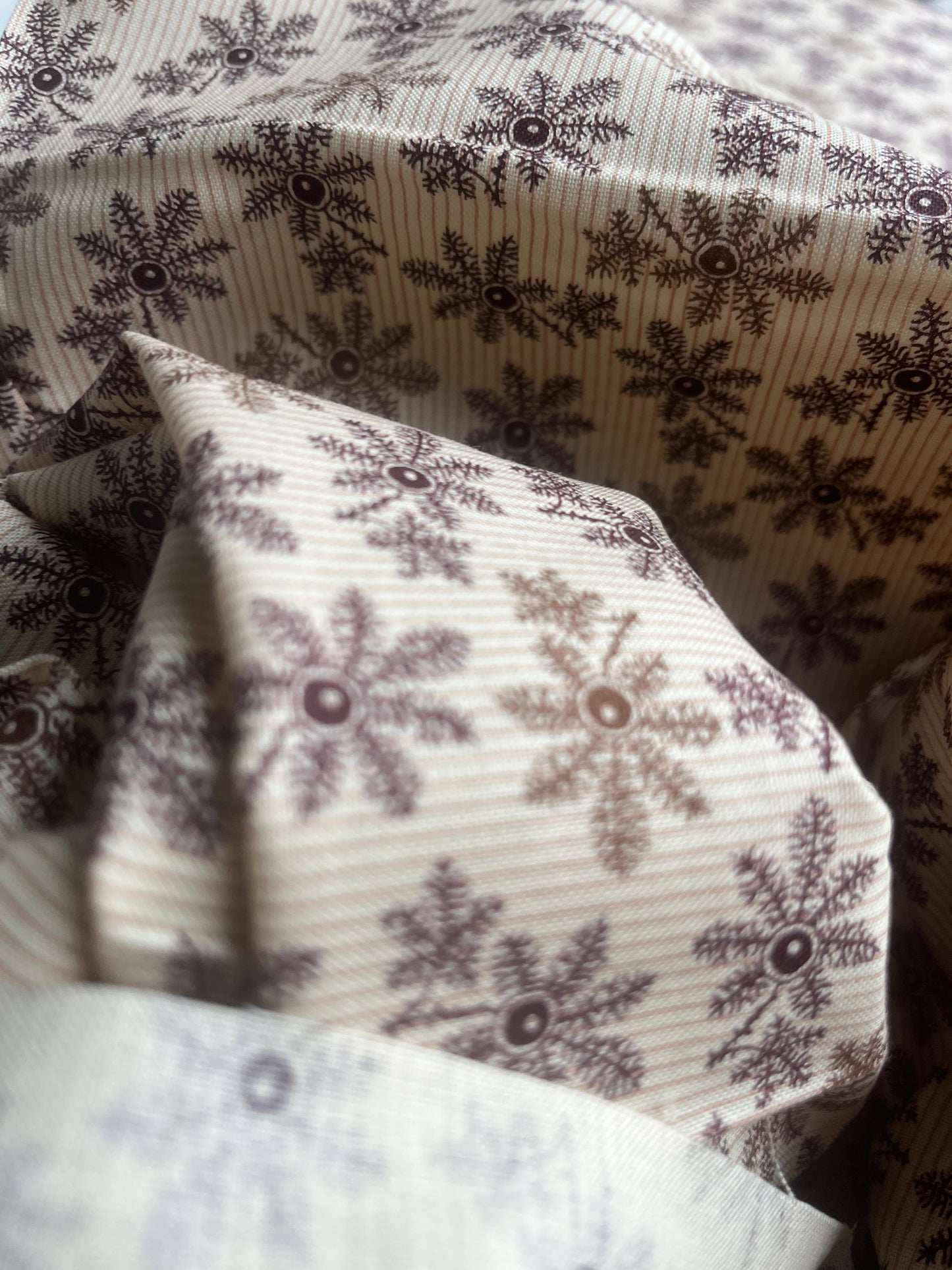 MAHARADJA 005 Indian cotton Flower memories ecru
