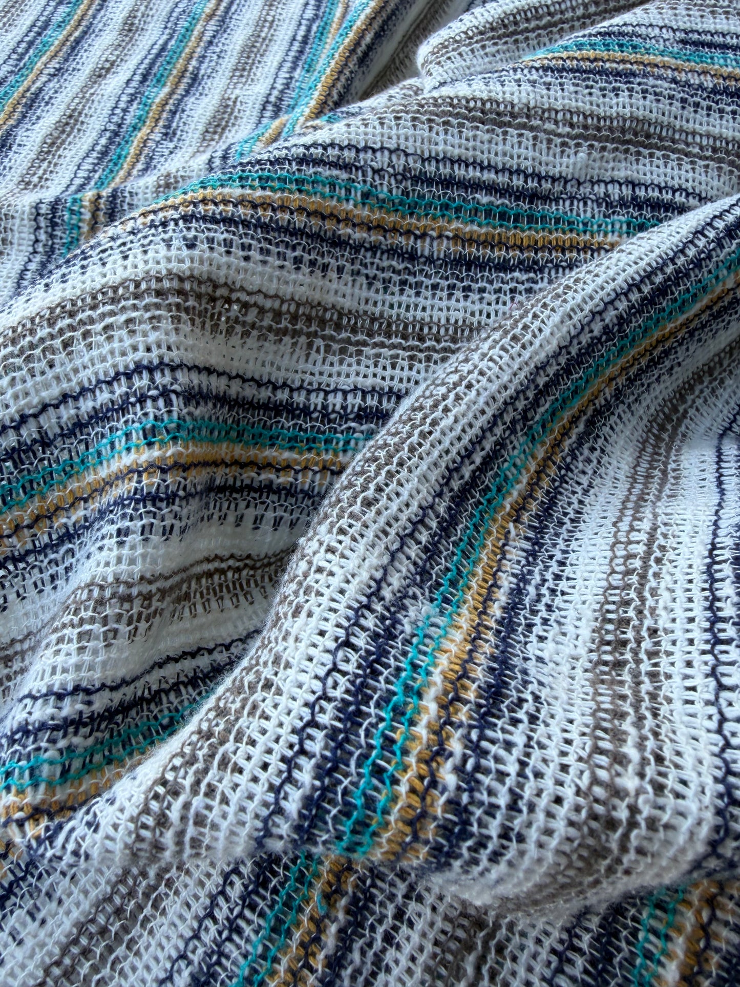 BURNS 016 striped cotton crochet