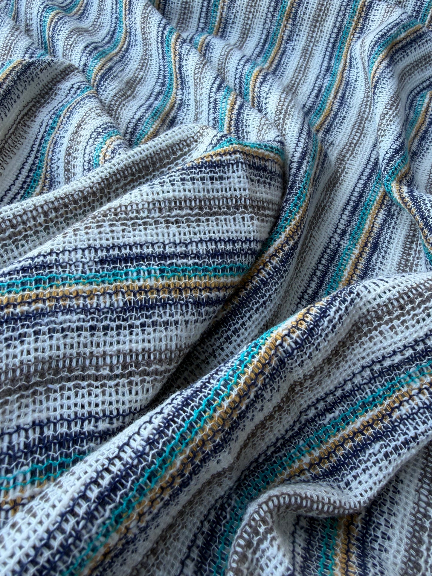BURNS 016 striped cotton crochet