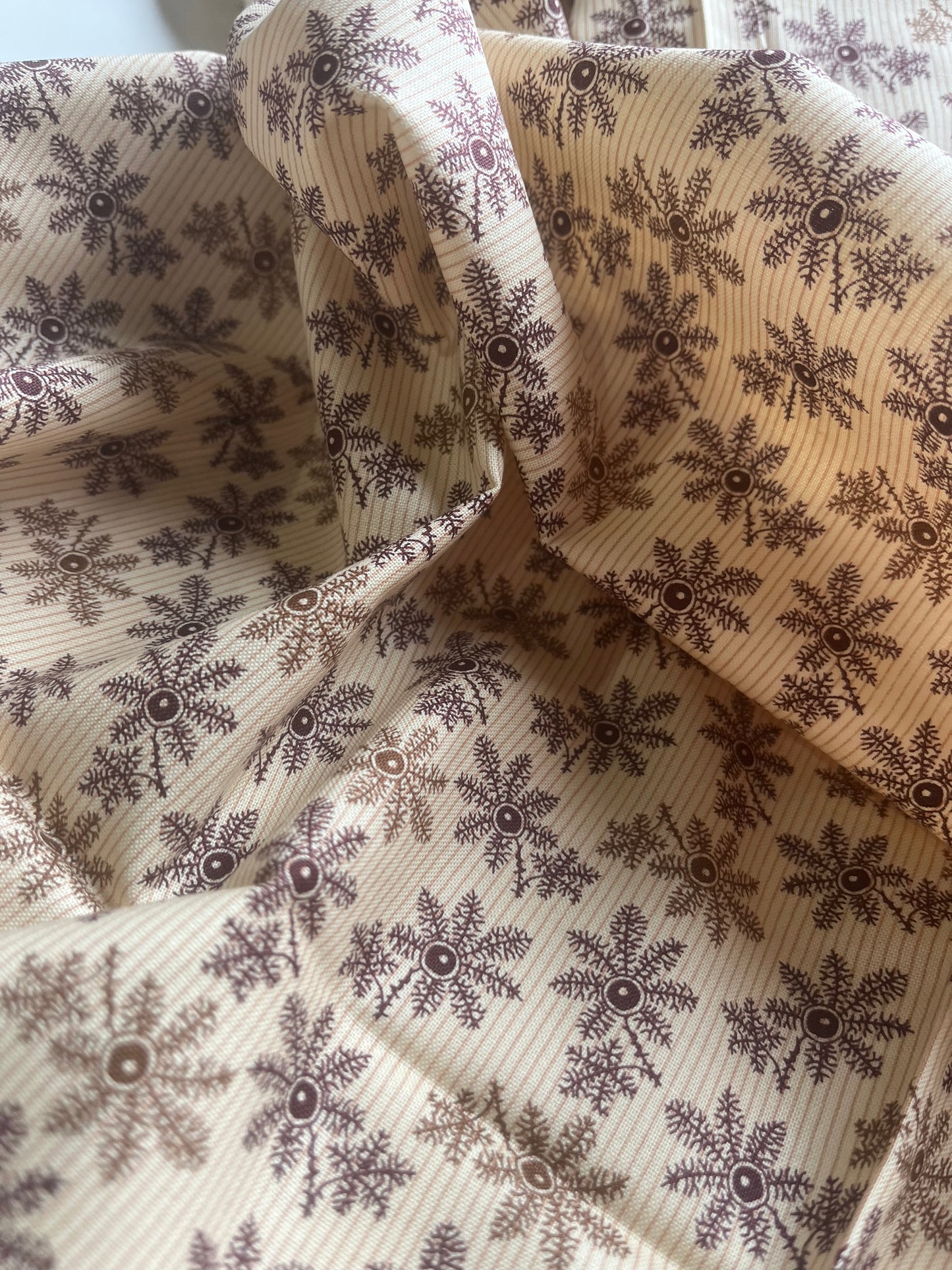 MAHARADJA 005 Indian cotton Flower memories ecru
