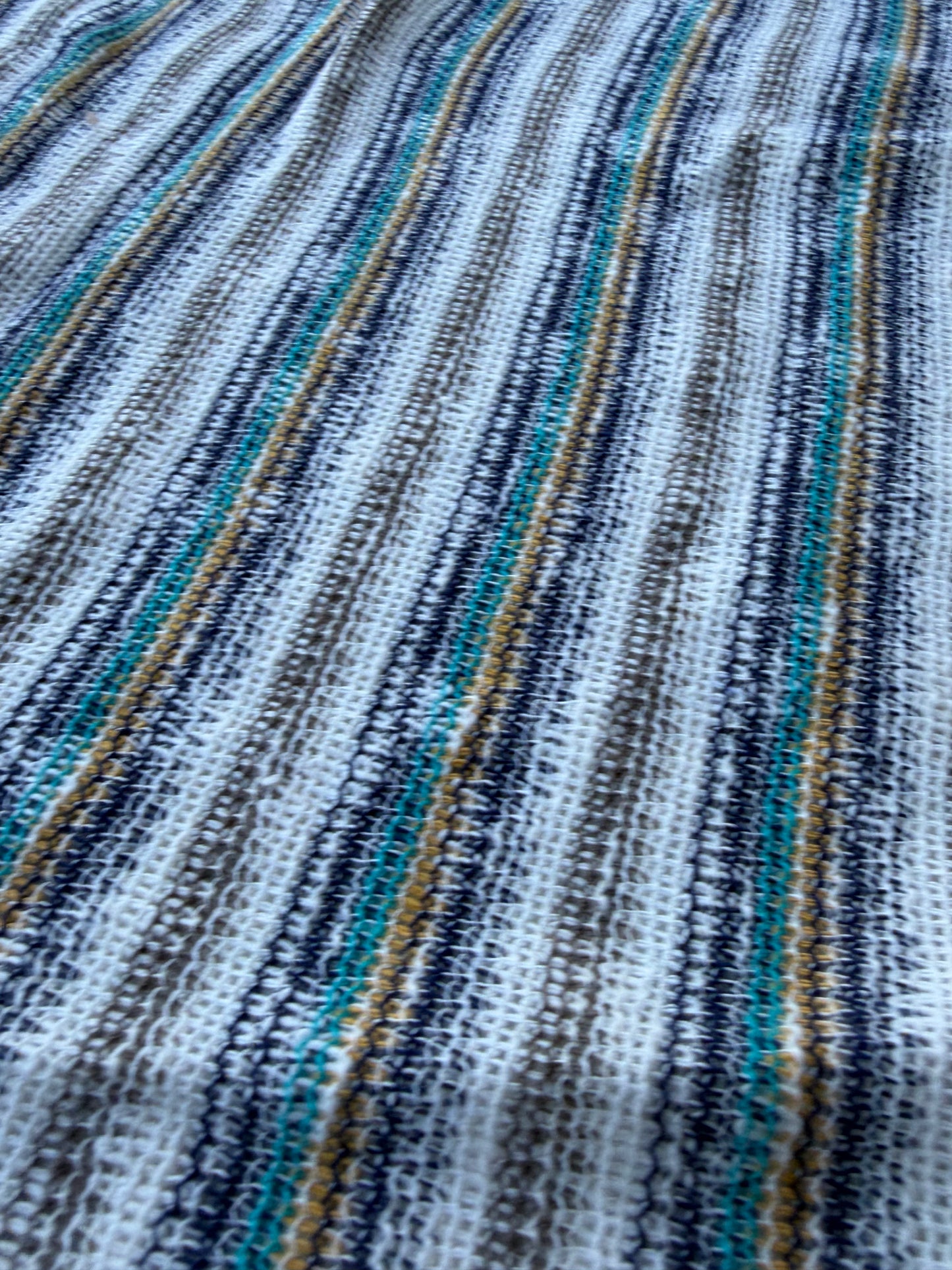 BURNS 016 striped cotton crochet
