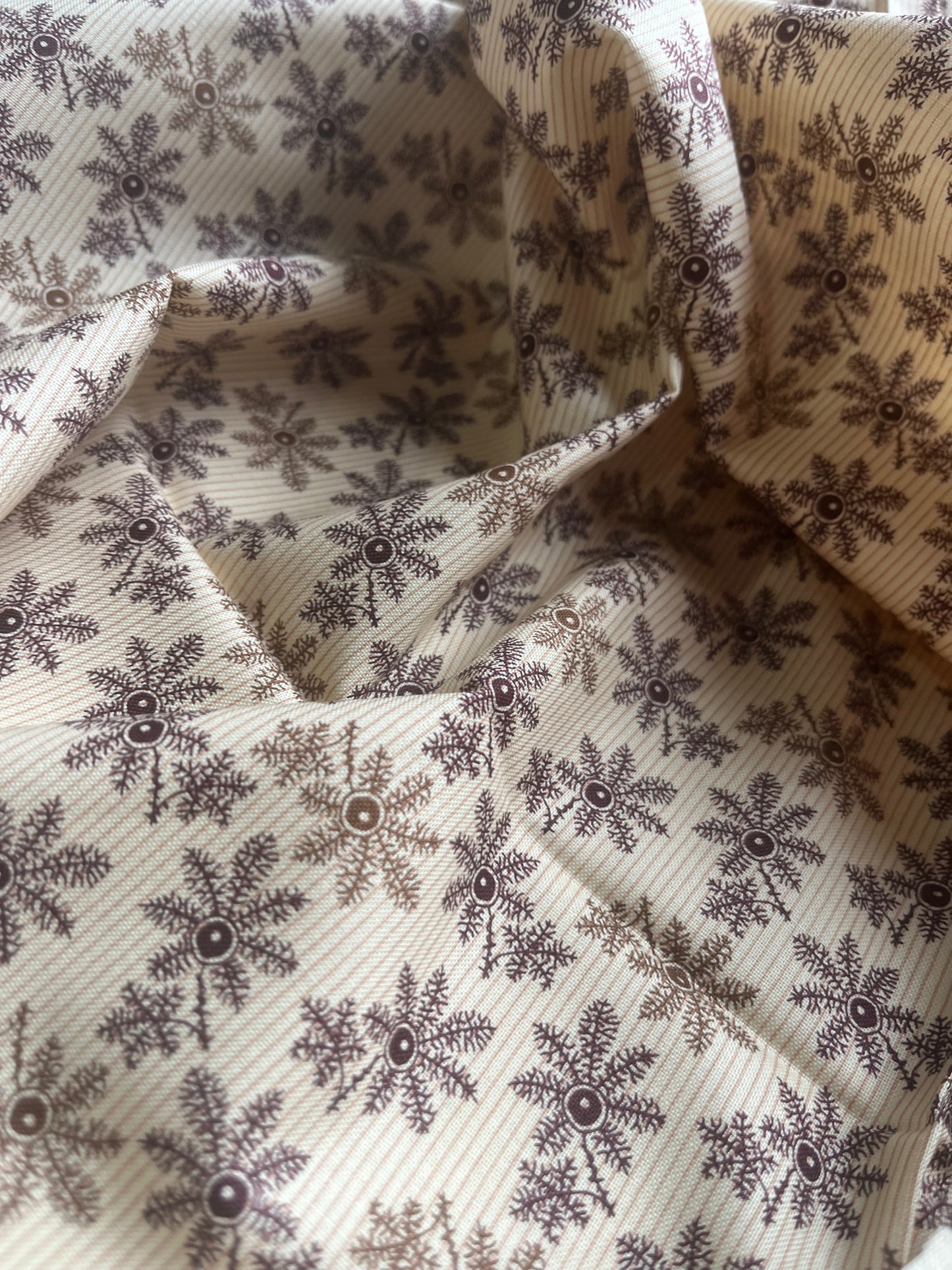 MAHARADJA 005 Indian cotton Flower memories ecru