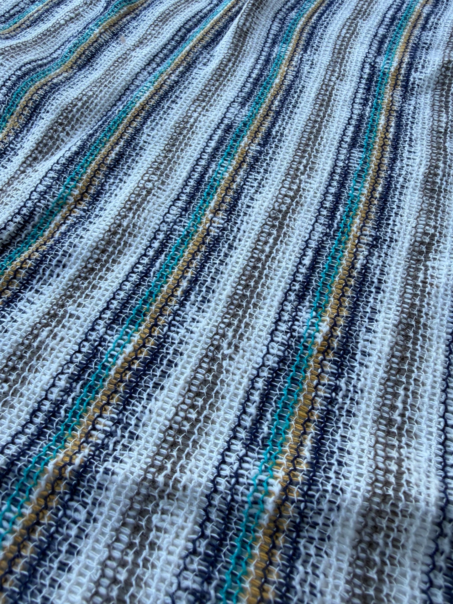 BURNS 016 striped cotton crochet