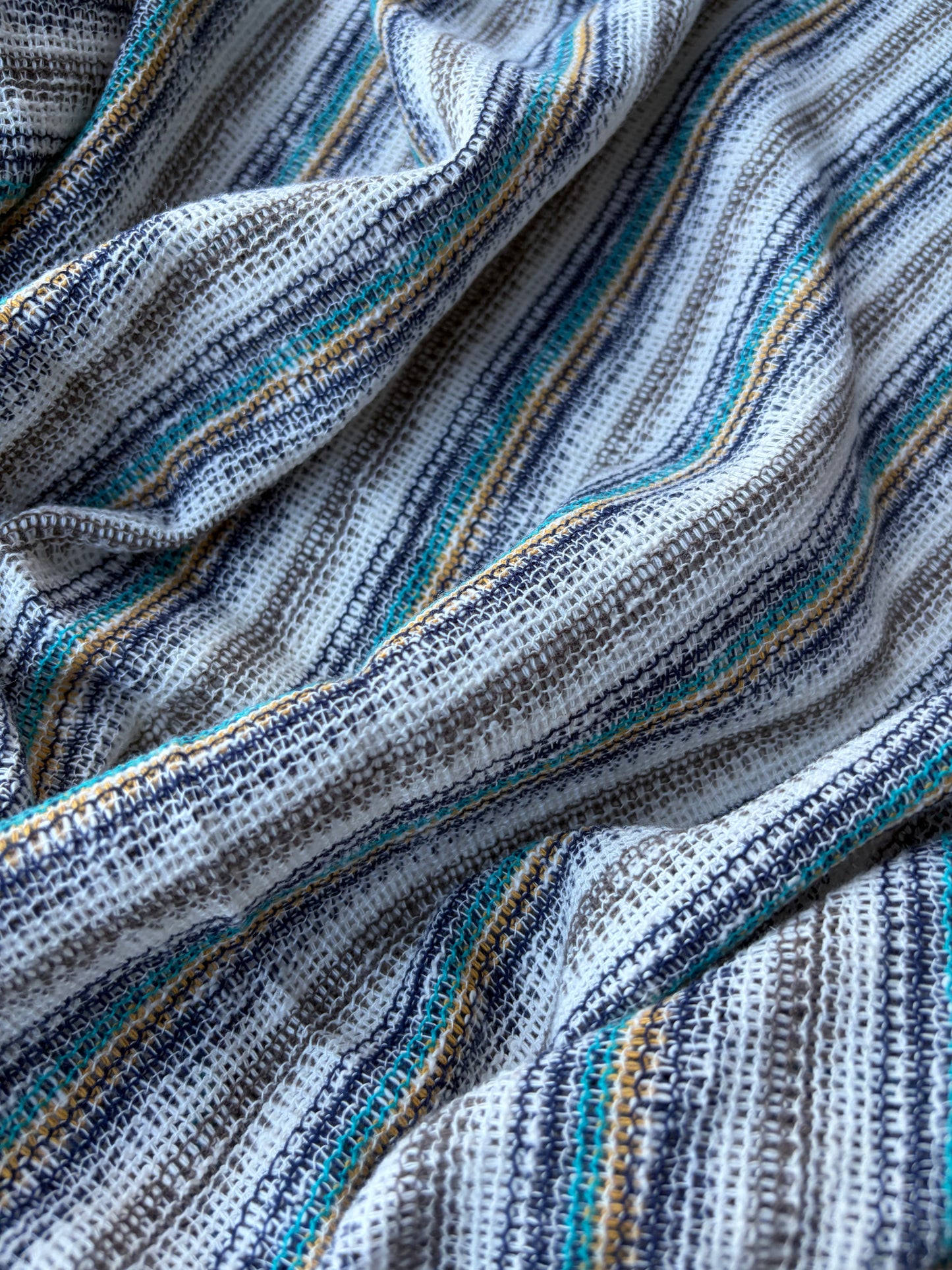 BURNS 016 striped cotton crochet