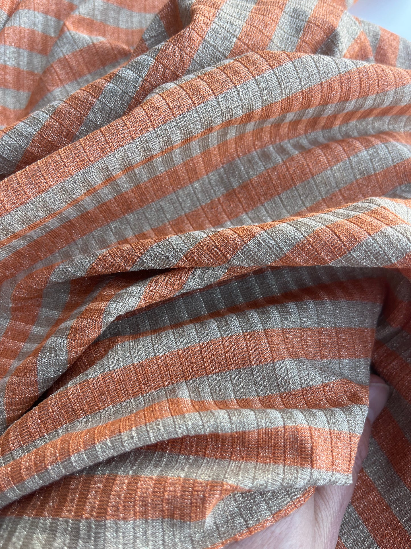 CLAIRE 003 jersey rib stripe 2/1 with lurex