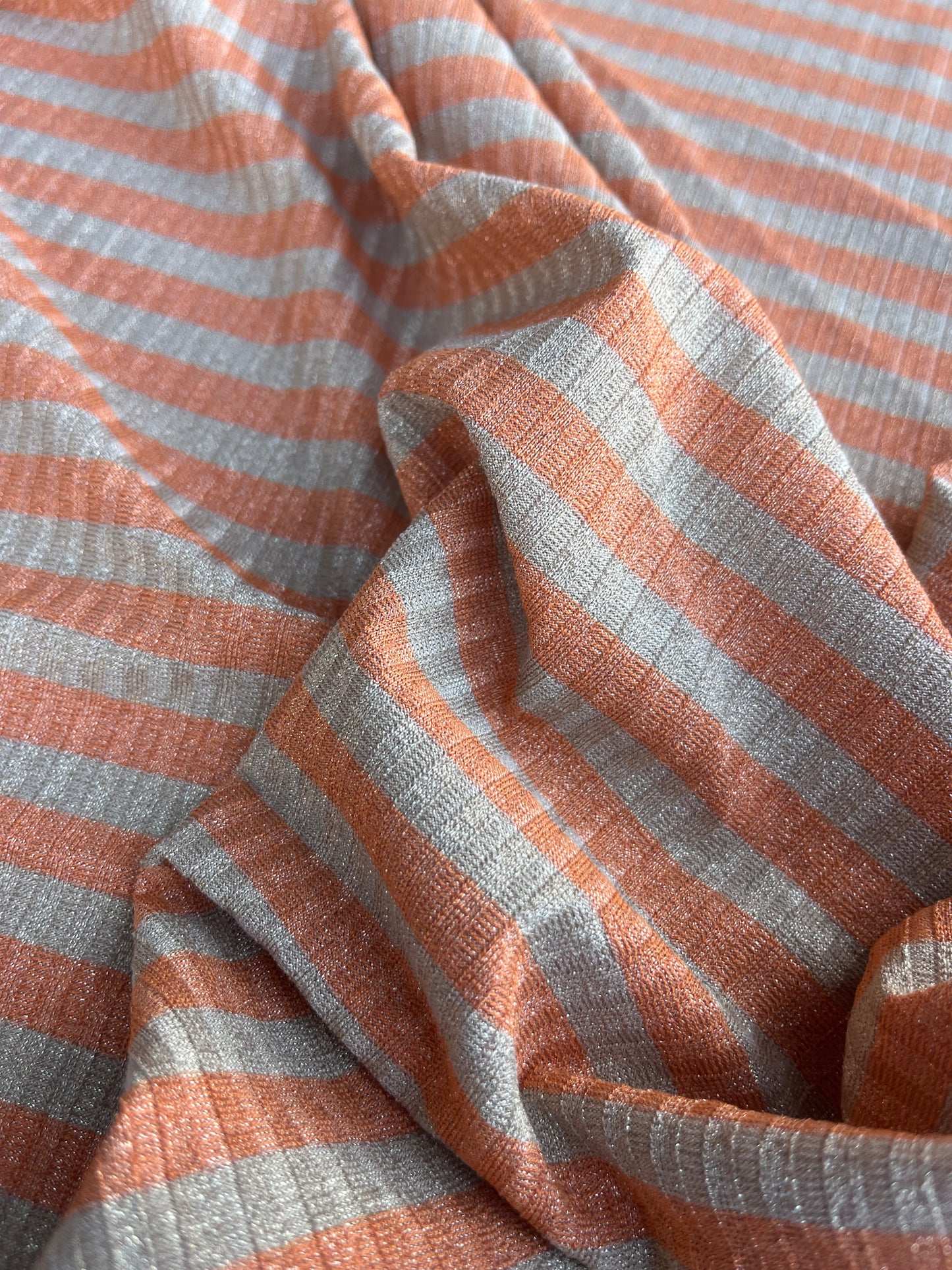 CLAIRE 003 jersey rib stripe 2/1 with lurex