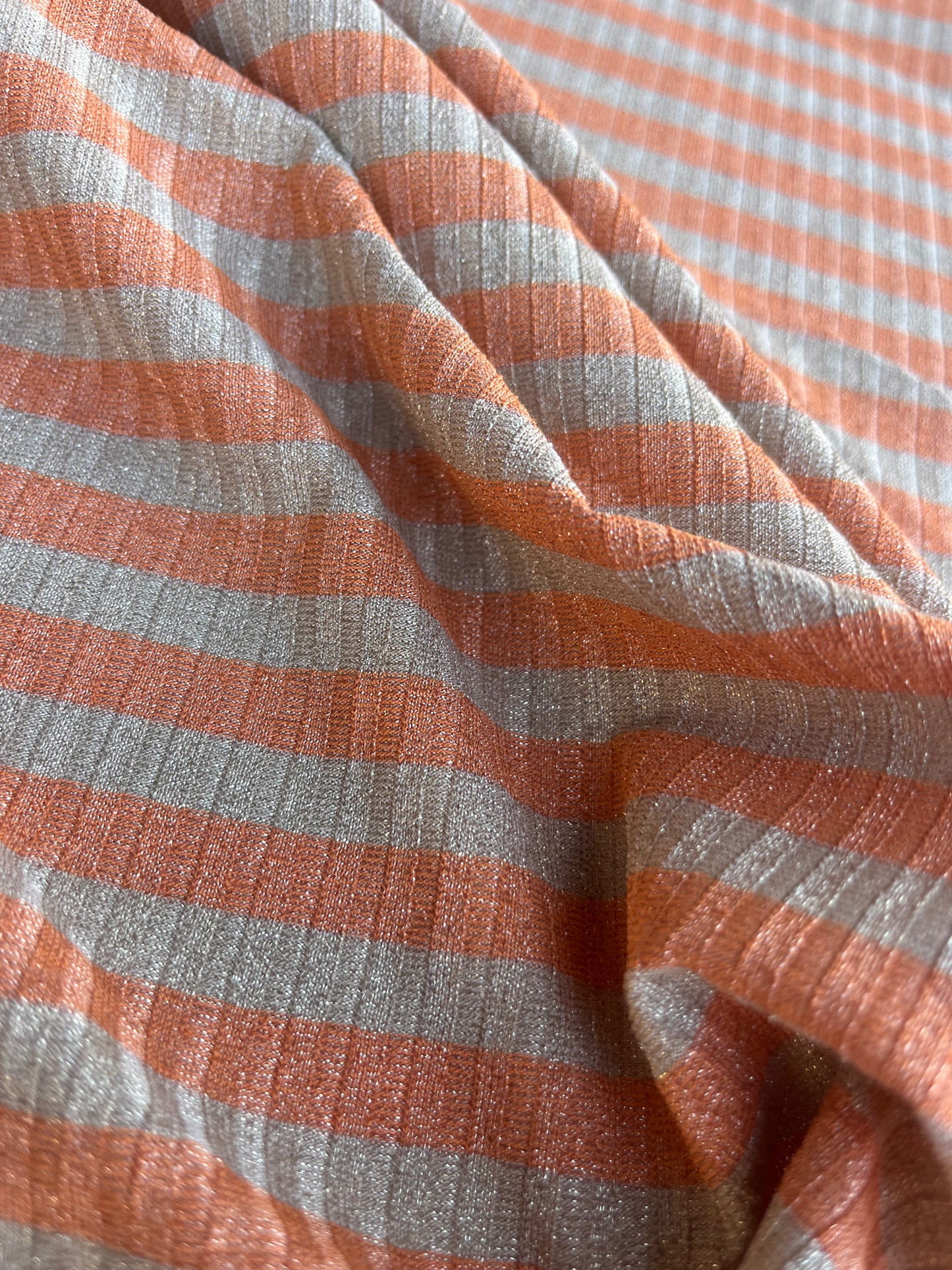 CLAIRE 003 jersey rib stripe 2/1 with lurex