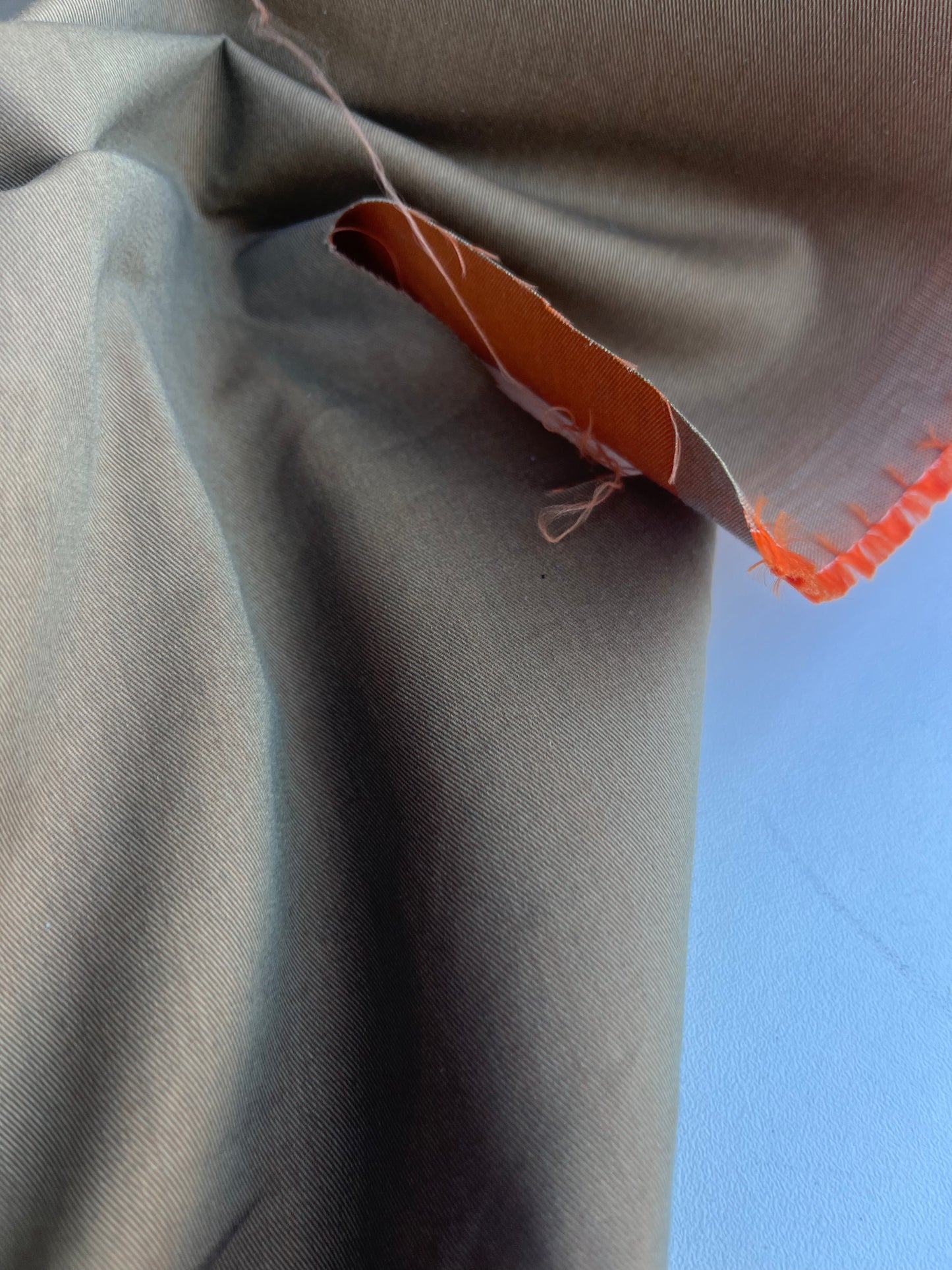 CLAIRE 004 waxed cotton twill double face