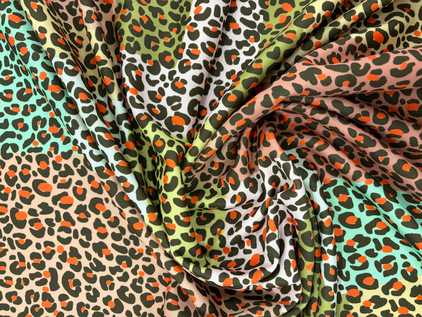 FANNY 002 scuba with leopard patchwork print