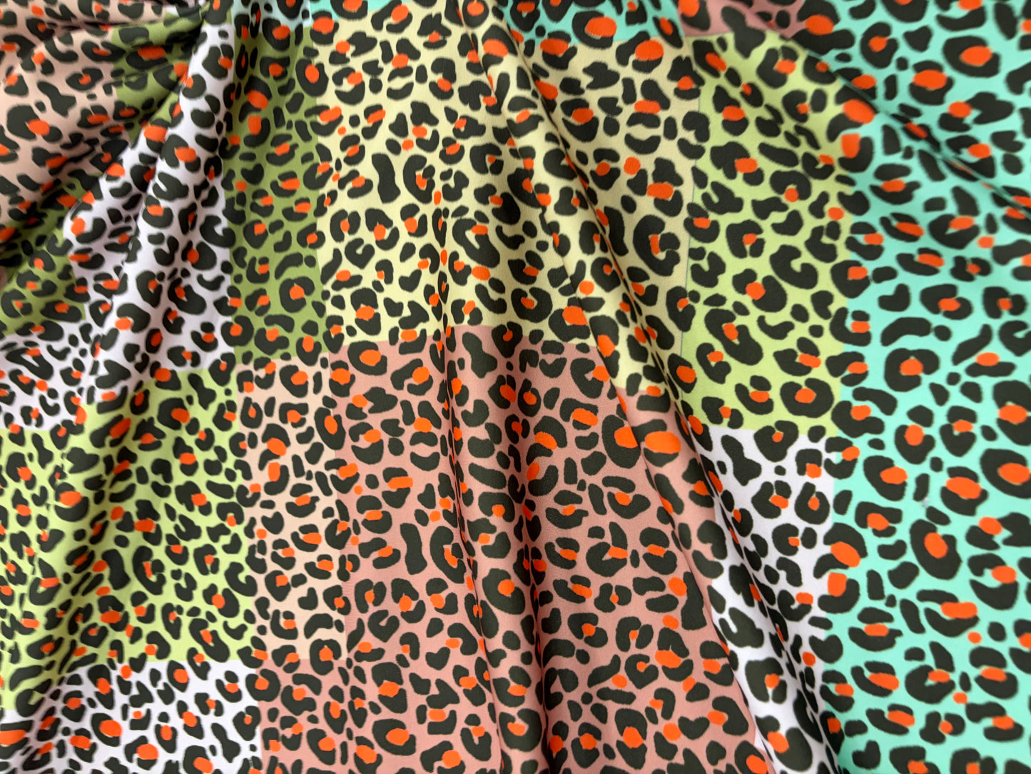 FANNY 002 scuba with leopard patchwork print