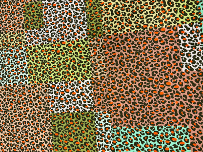 FANNY 002 scuba with leopard patchwork print