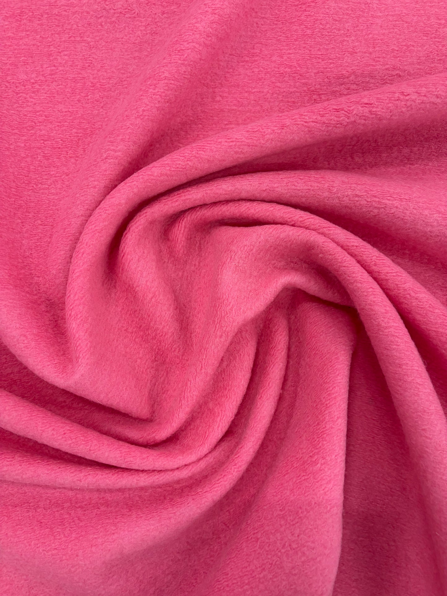 FANNY 003 Barbie pink  boiled wool with fused lining