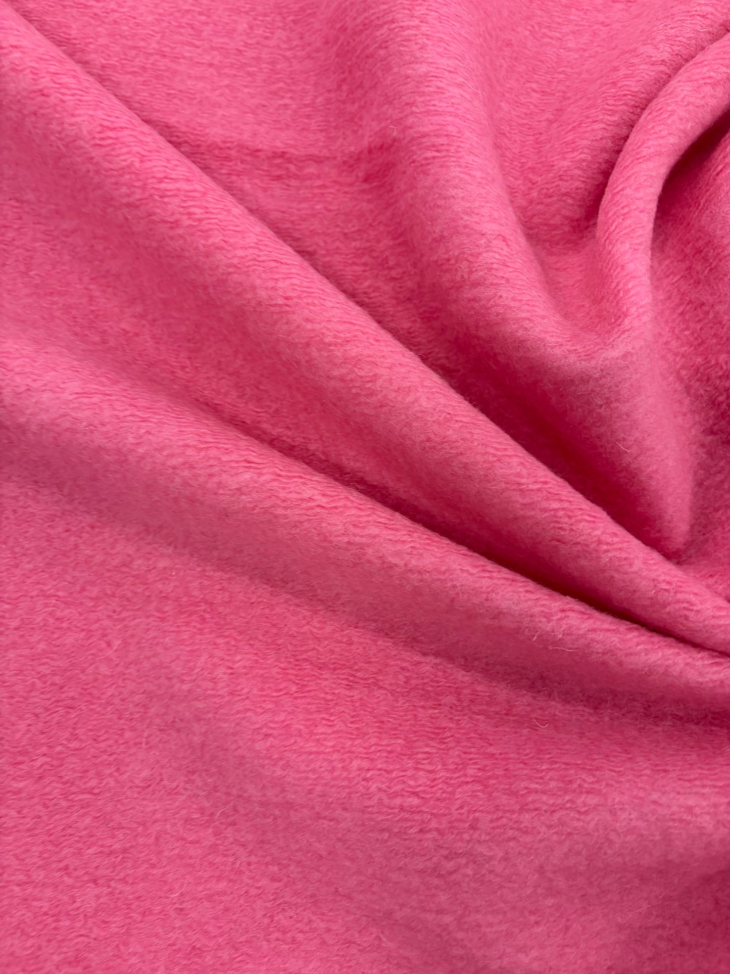 FANNY 003 Barbie pink  boiled wool with fused lining