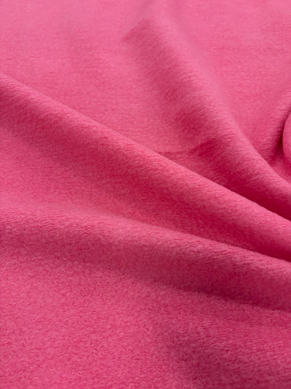 FANNY 003 Barbie pink  boiled wool with fused lining
