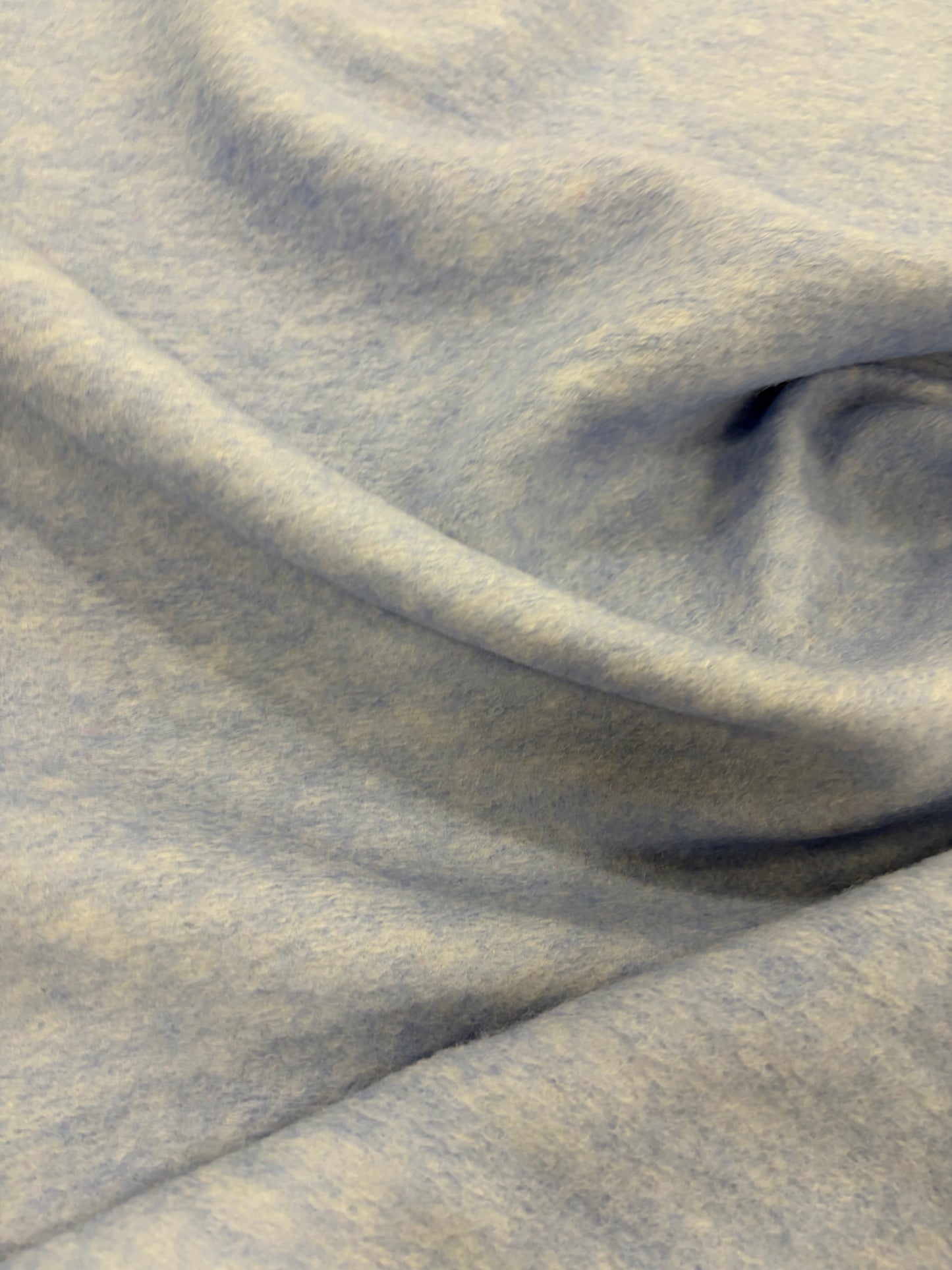 FANNY 004 Bbaby blue  boiled wool with fused lining
