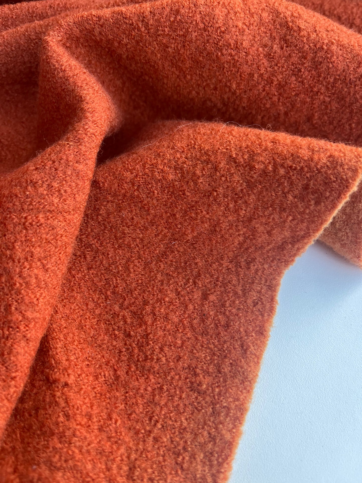 CLAIRE 007 boiled wool pumpkin