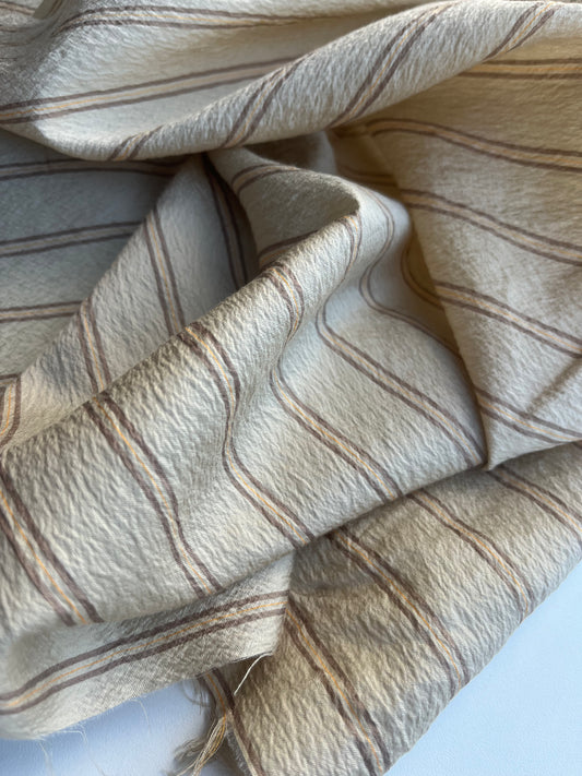 CLAIRE 008 viscose/silk stripes