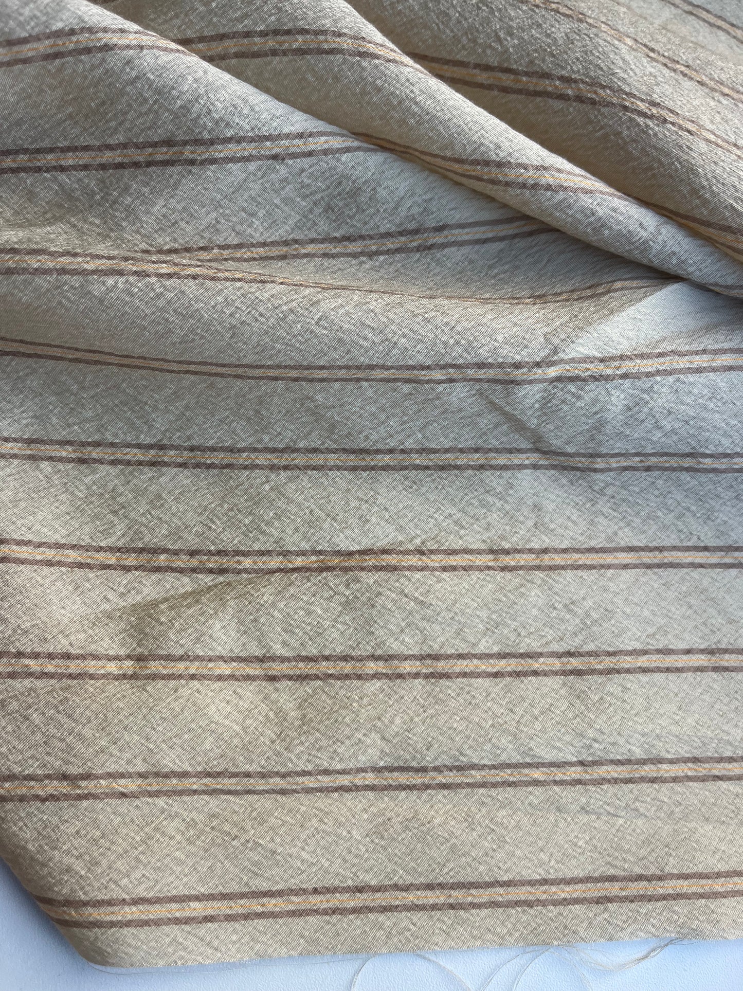 CLAIRE 008 viscose/silk stripes