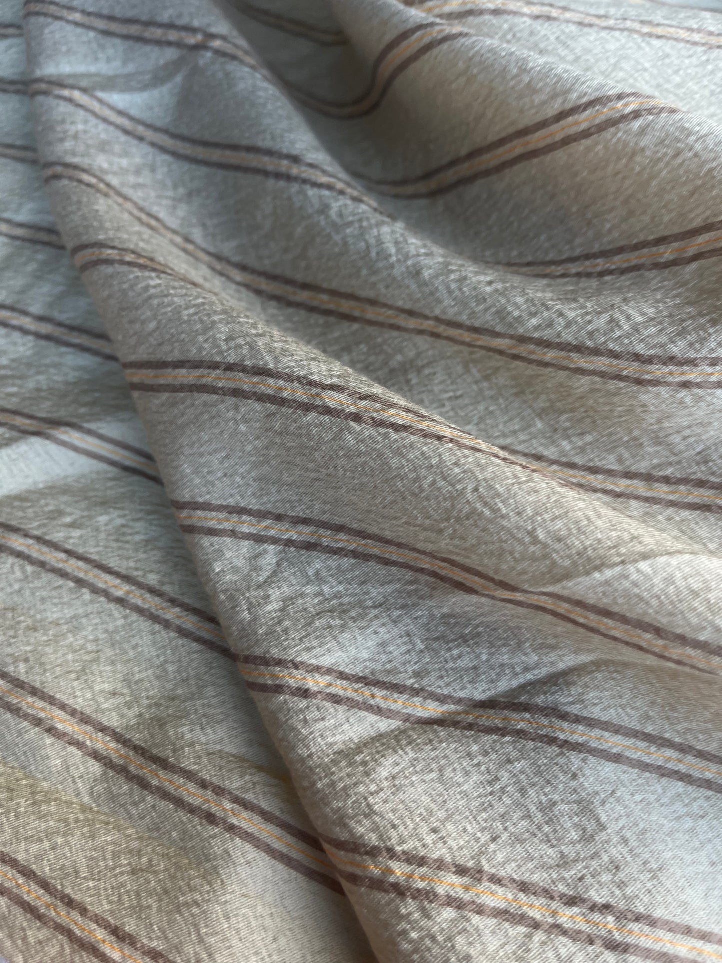 CLAIRE 008 viscose/silk stripes