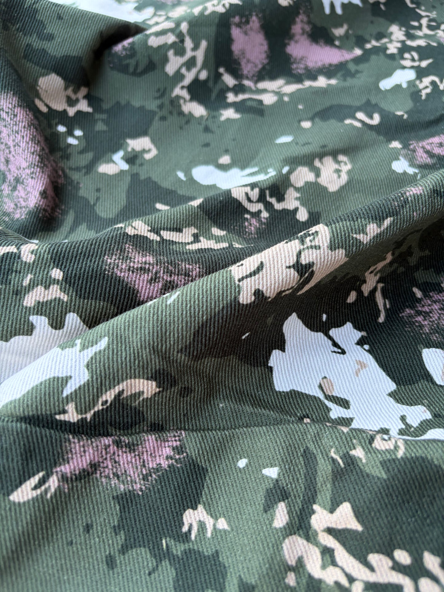 BURNS 022 camouflage heavy cotton twill print