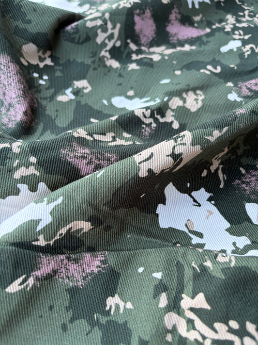 BURNS 022 camouflage heavy cotton twill print