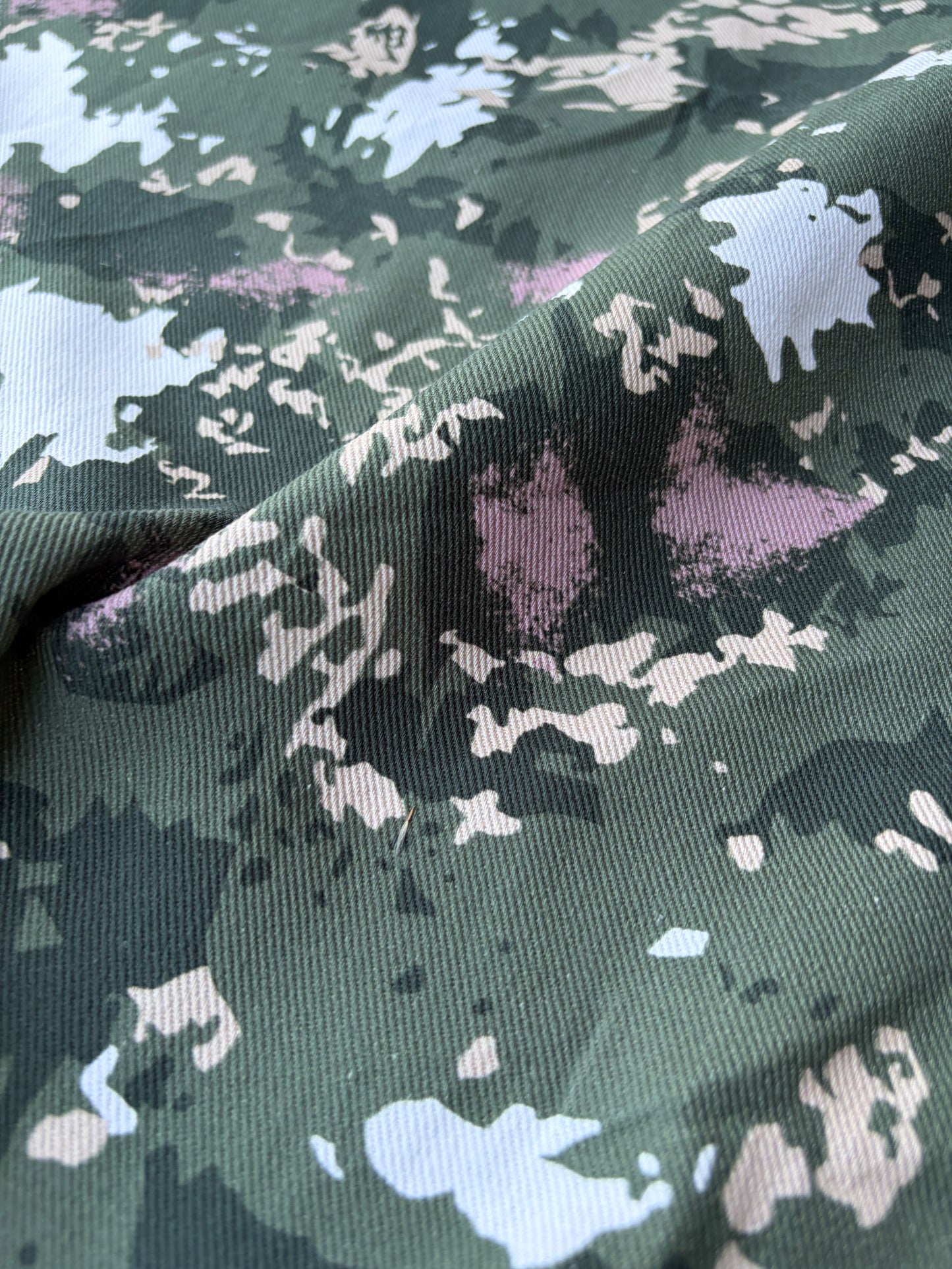 BURNS 022 camouflage heavy cotton twill print