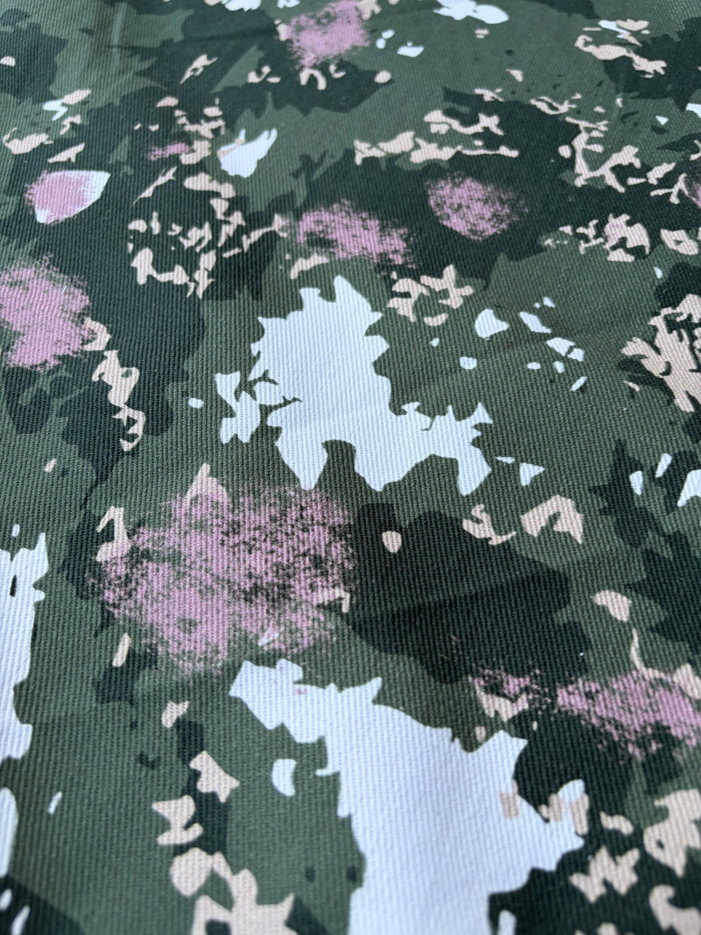 BURNS 022 camouflage heavy cotton twill print