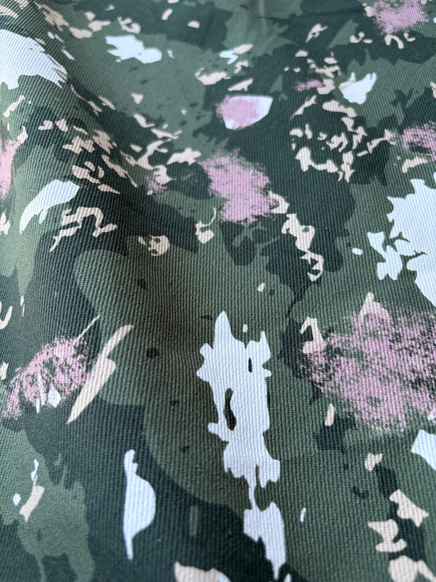 BURNS 022 camouflage heavy cotton twill print