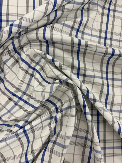 FANNY 007 cotton colourwoven checkered shirting fabric